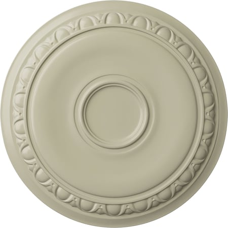 Caputo Ceiling Medallion (Fits Canopies Up To 6), Hand-Painted Clear Yellow, 24 1/4OD X 1 1/2P